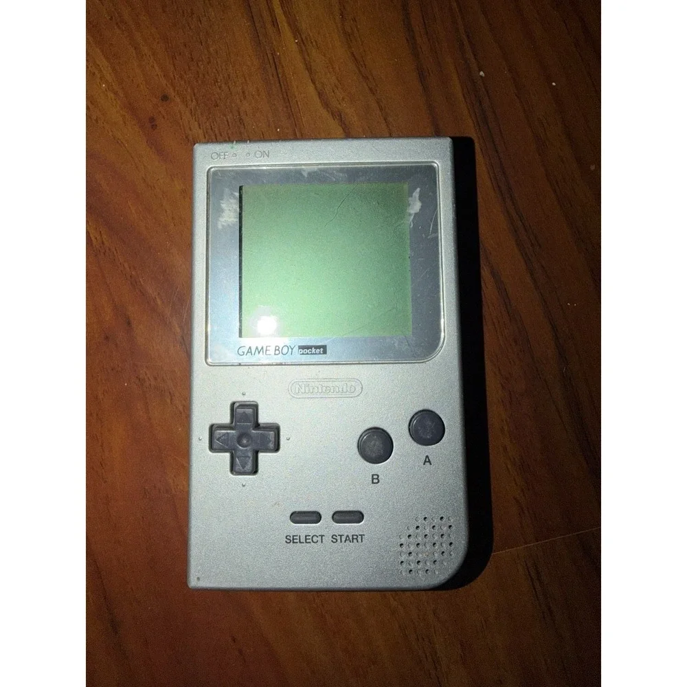 Nintendo Gameboy Pocket MGB001 Grey Gray Handheld Console - Parts or Repair